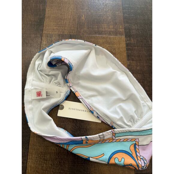 NWT Anthropologie Solid & Striped Arden Bandeau Bikini Top Size Small - Picture 8 of 9